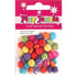 10mm Plastic Flat Round Beads